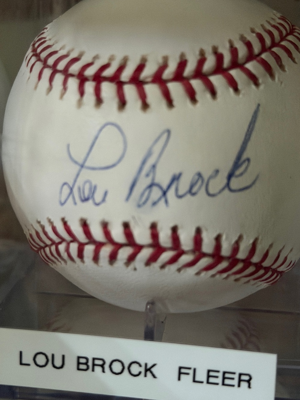 Lou Brock st. Louis, Cardinal leftfielder Hall of Fame
